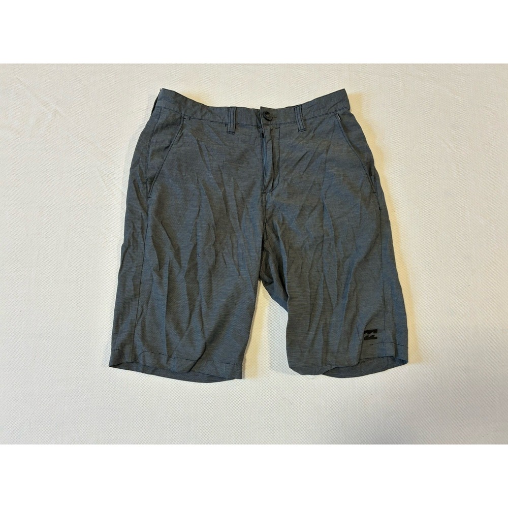 Billabong Crossfire Submersibles Shorts Mens 28 Blue Striped Hybrid Quick Dry